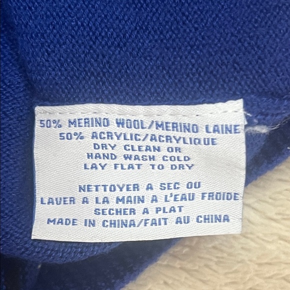 Vancouver 2010 Paralympic Games Blue Knit Retro Sweater sz L EUC Unisex style - Picture 8 of 11